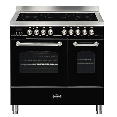 Britannia RC-9TI-FL Fleet Electric Induction Range Cooker Black